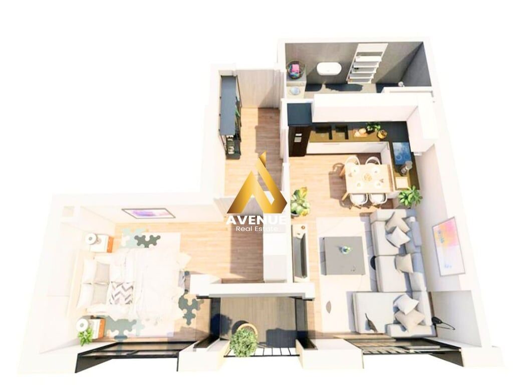 1+1 APARTMENT FOR SALE ON BULEVARDI I RI
