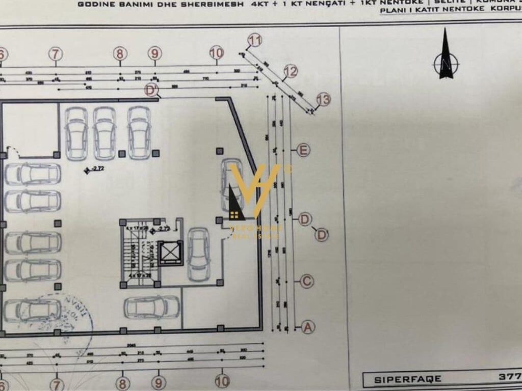SHITEN 10 POSTE PARKIMI 377 M2 NE SELITE SECLI 20.600 EURO