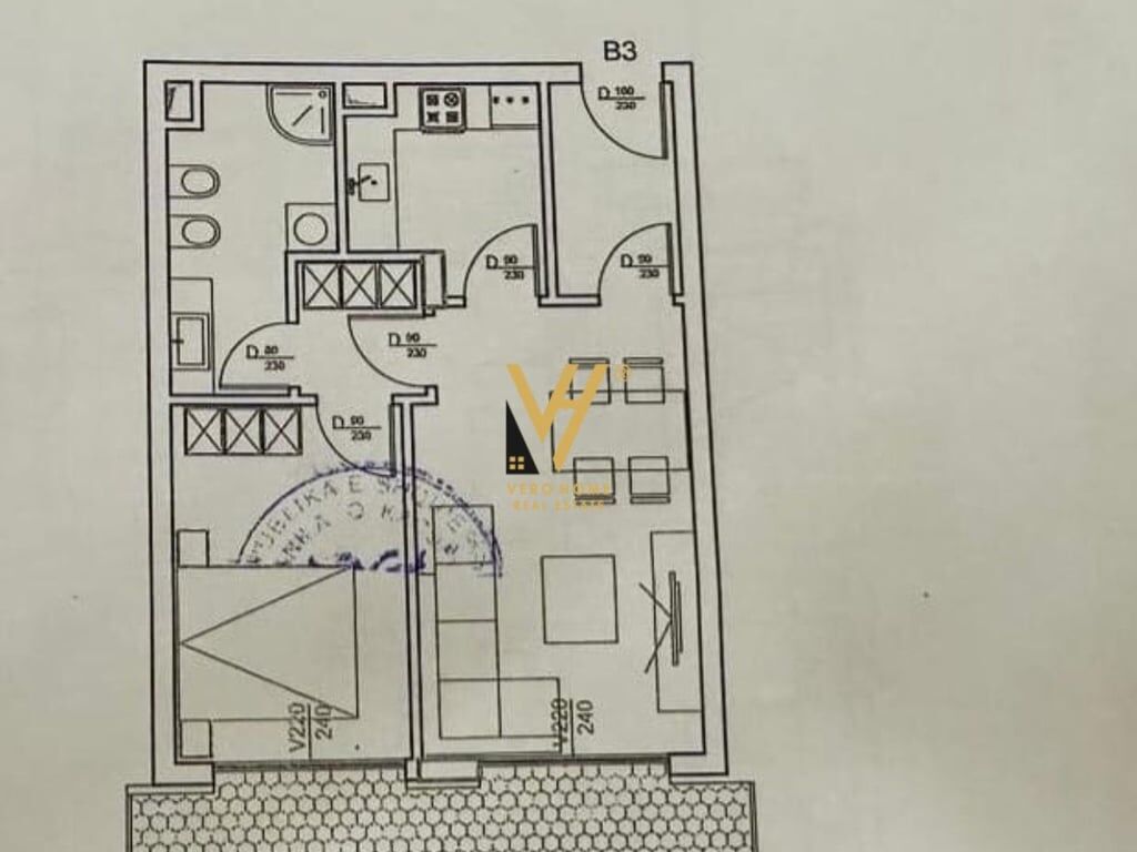 APARTMENT FOR SALE 1+1 WITH VIEW OF THE DRY LAKE 193,600 EURO