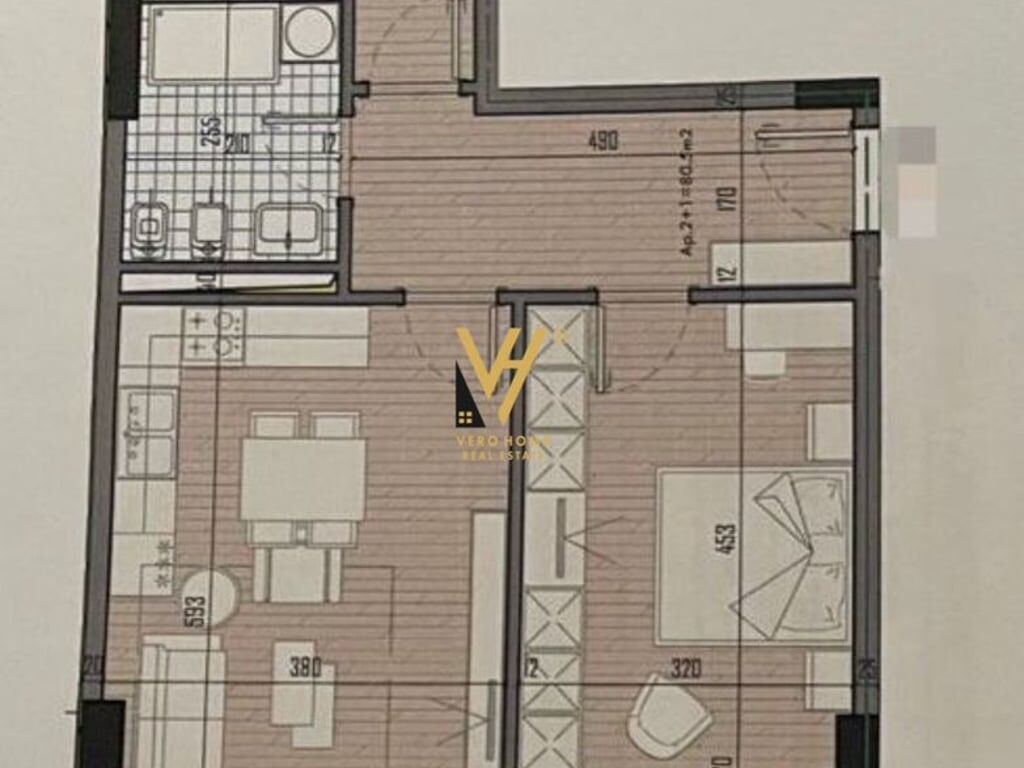 APARTMENT FOR SALE 2+1+BALCONY AT UNIVERS CITY 94,000 EURO