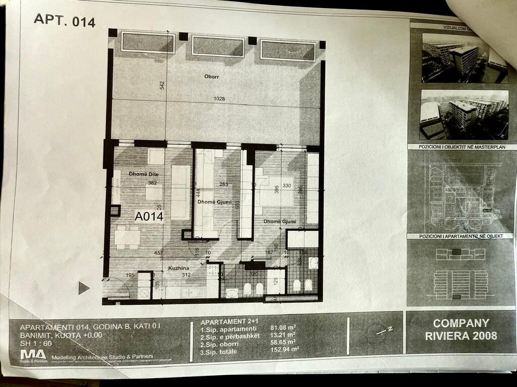 OKAZION APARTAMENT 2+1+2 ME OBORR TEK UNIVERS CITY