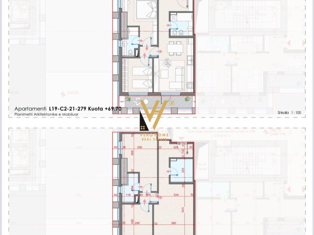 VENDESI APPARTAMENTO 2+1+2 A ZOGU I ZI 267.000 EURO