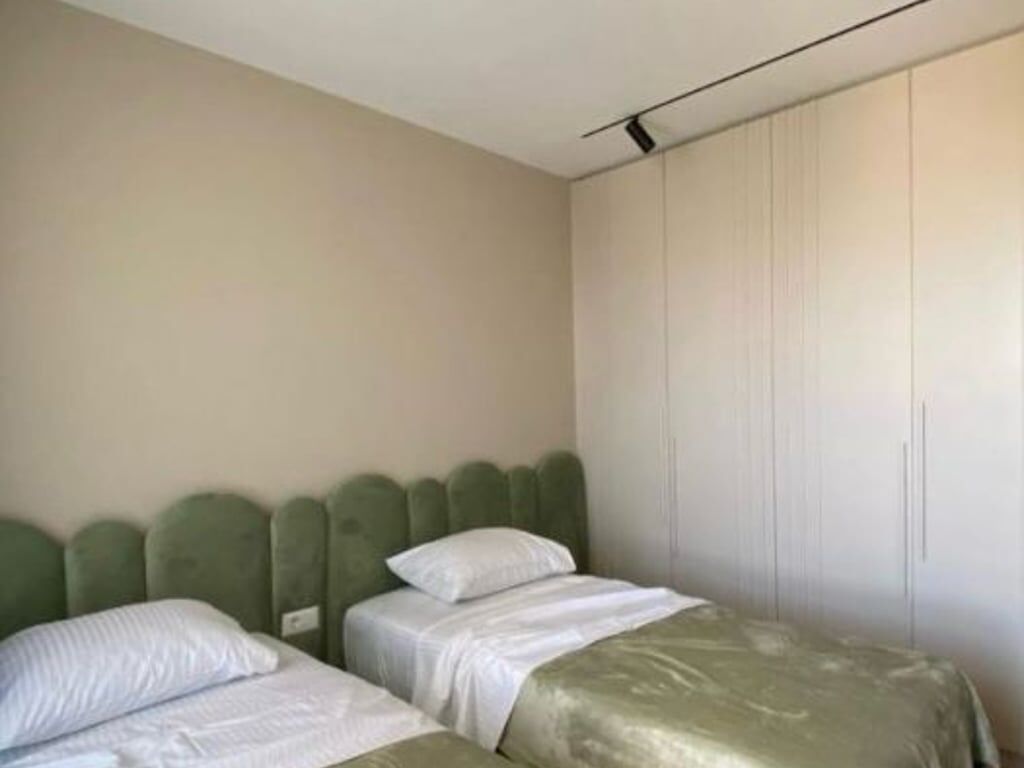 A 2+1 apartment is for rent in Kamez.