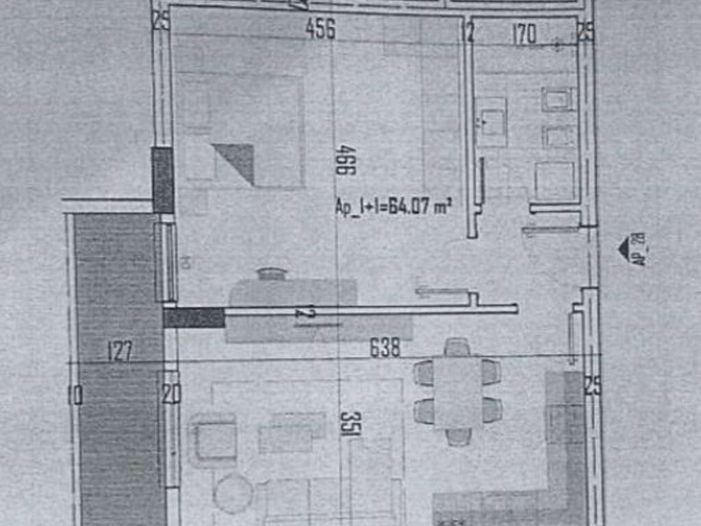 Vendesi appartamento 1+1 a Kamez 53.000 euro