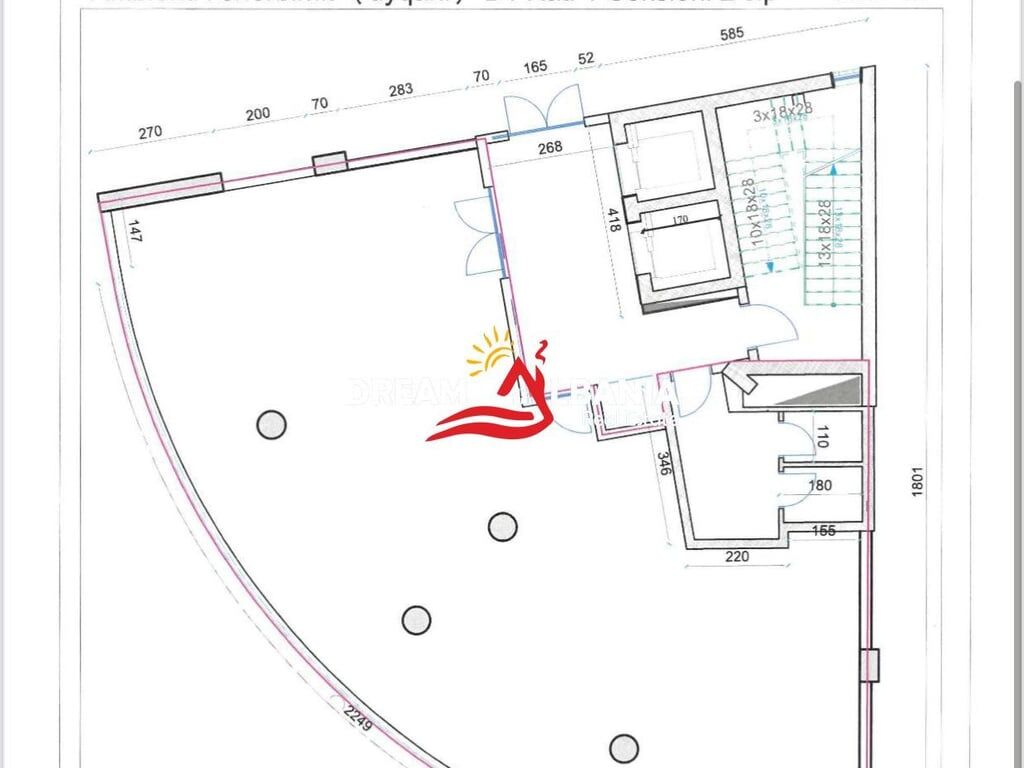 Business environment for sale on Kavaja Street near Square 21 in Tirana (ID 4161099)