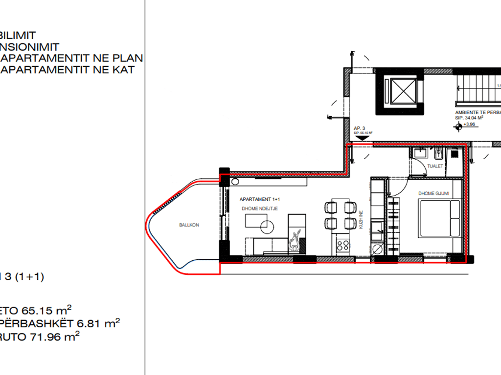 Appartamento in vendita 1+1 Via Butrinti Saranda (41111055)