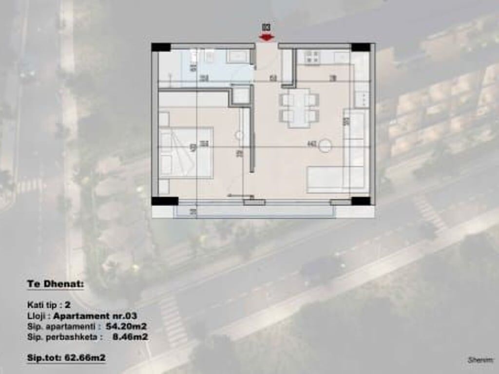 14 Apartamente (1+1) ne Shitje ne Rradhime, shume prane Detit (ID 41111057)