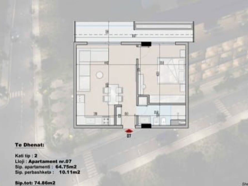 14 Apartamente (1+1) ne Shitje ne Rradhime, shume prane Detit (ID 41111057)
