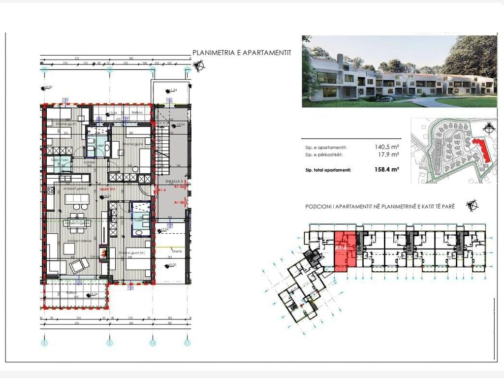 Apartments of various types for sale in one of the most prestigious residences near Lake Farka (ID 41111045)