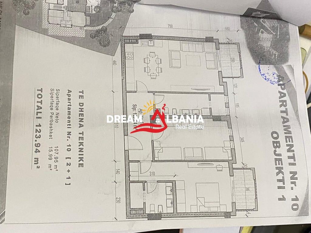 Super Apartment 2+1+1 for sale, Liqeni i Thate (ID 41211924)