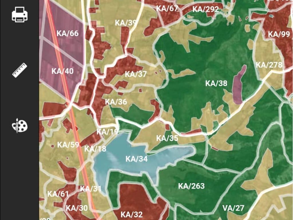 IN VENDITA: 🟤 Terreno a Vigneto a Kashar (Vicino al Lago di Kusi / Kashar) 📍Superficie: 7.400 m² (Terreno Giallo) Vista Fantastica 😮