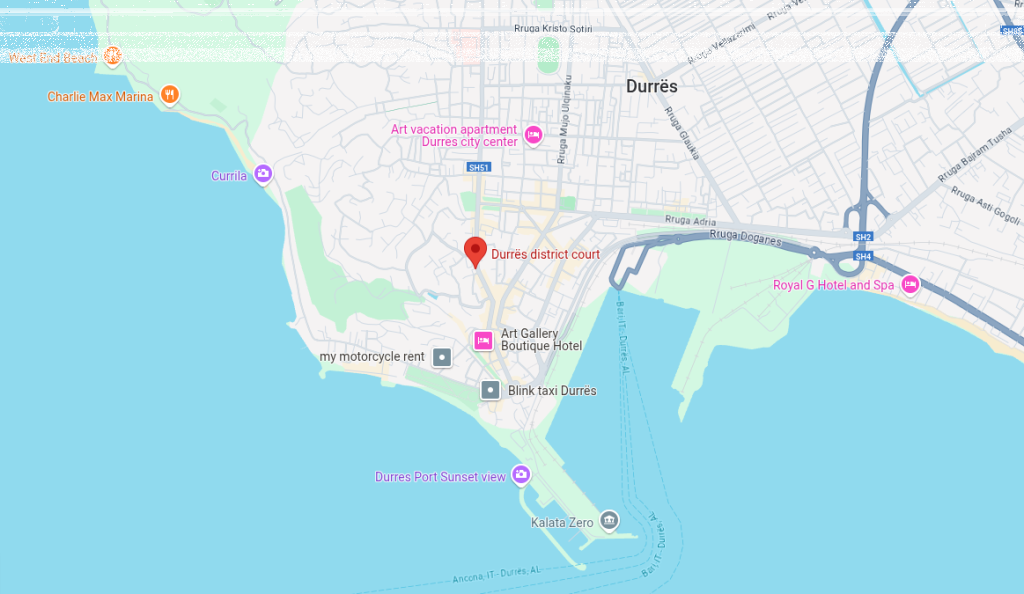 🏡✨ Land for sale with an area of 341M2 📍IN THE CENTER OF DURRËS NEAR THE COURT FIRST FLOOR DURRËS