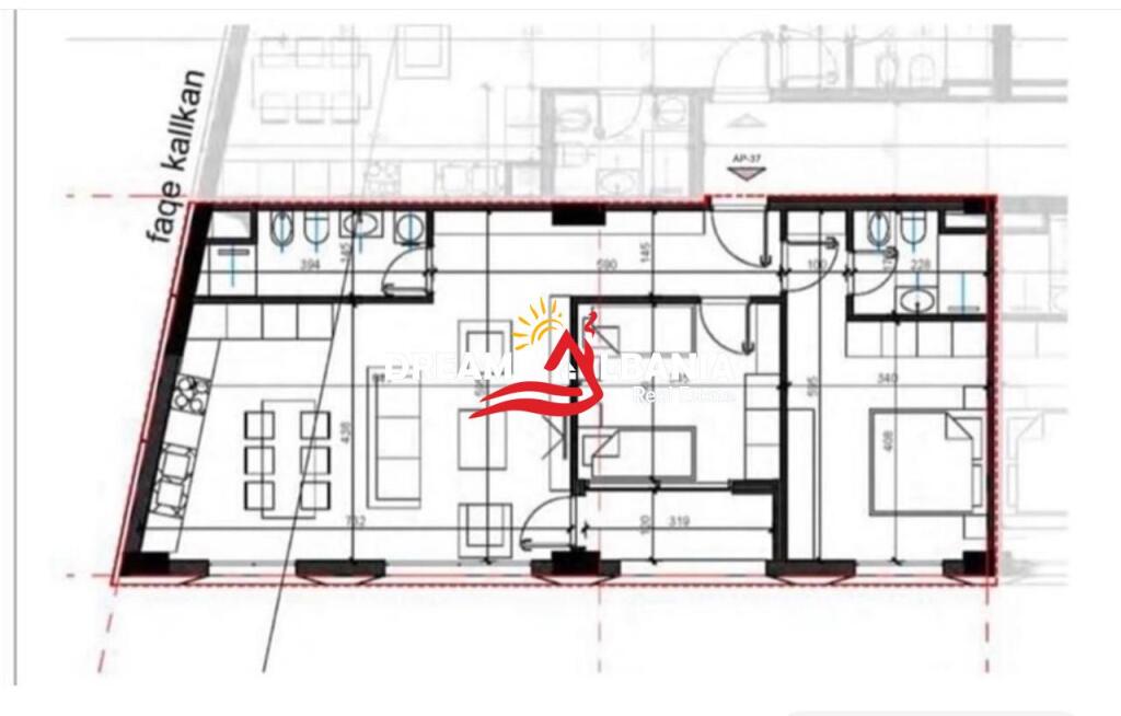 2+1+2 apartment for sale on Bulevardi i Ri (ID 41211985)