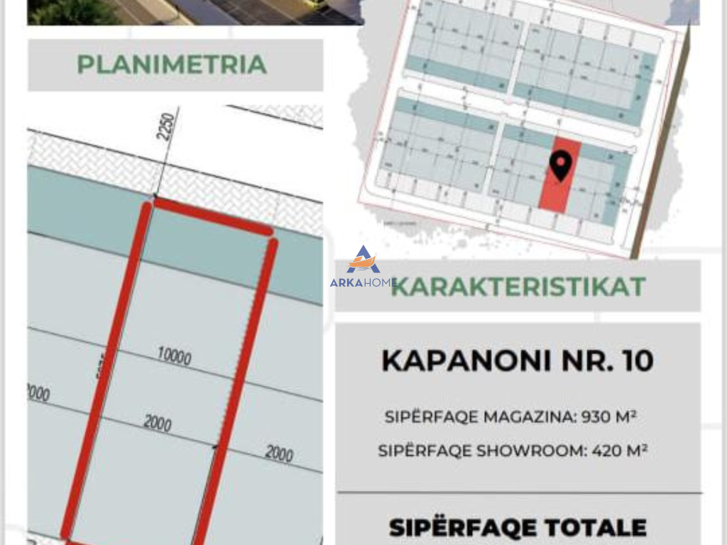 FOR SALE WAREHOUSE 1350M2 "IN KASHAR"