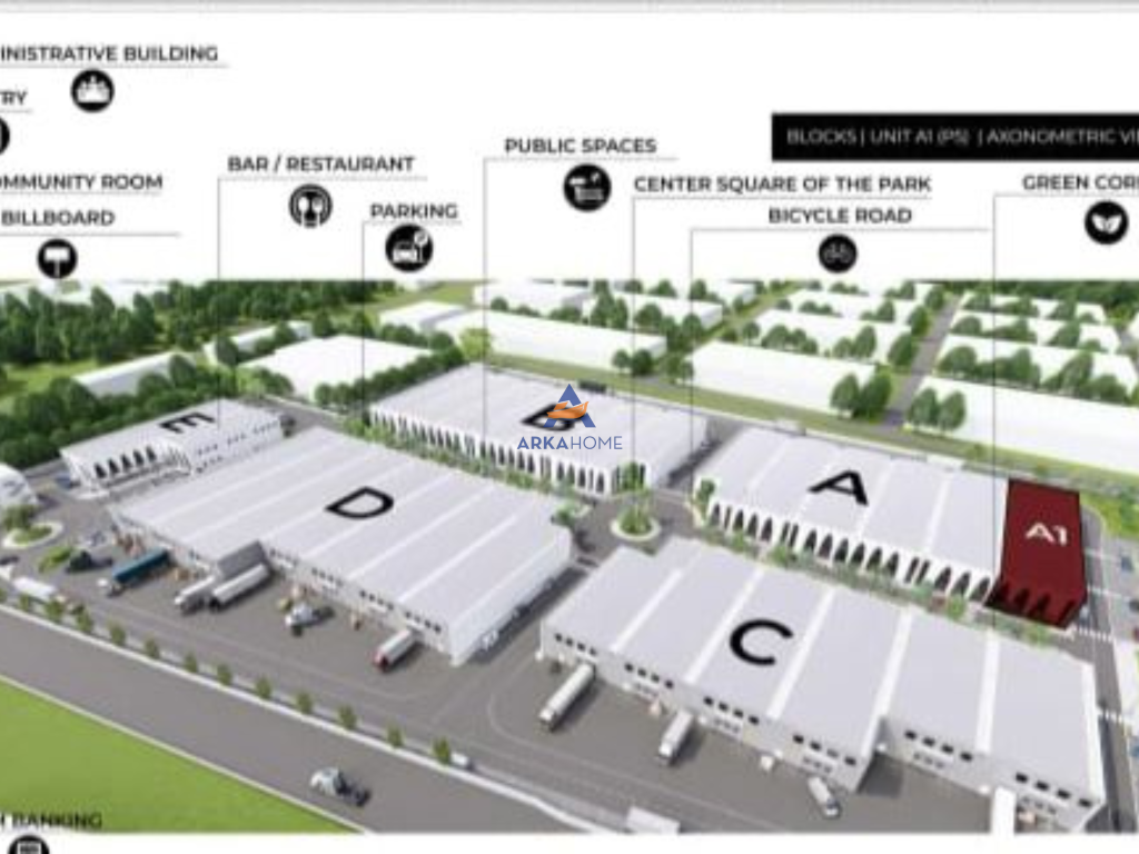 FOR SALE WAREHOUSE 1034M2 "TE NEXUS PARK"