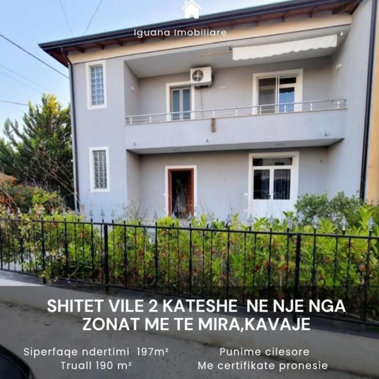 🏡 2-storey villa in one of the most preferred residential areas, the promenade "Taulantia", Kavaje