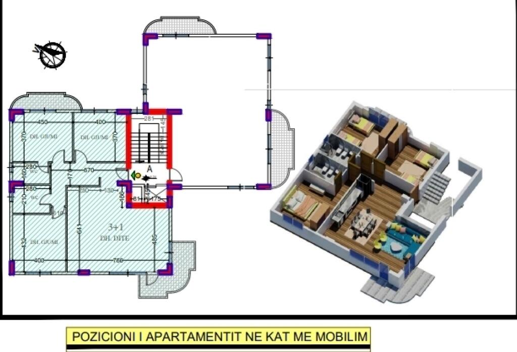Apartament 3+1+2 në Shitje 📍 Lake Land Residence / Liqeni i Farkës 💶 234,000 €