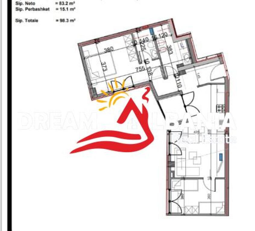 Apartament 2+1 ne shitje tek Bulevardi i Ri, ne rrugen Karl Gega ne Tirane (ID 41211815)