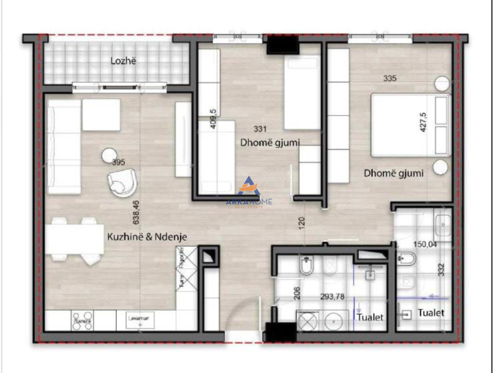 FOR SALE APARTMENT 2+1+BALCONY "TE SPLENDER RESIDENCE" 169,410 EURO