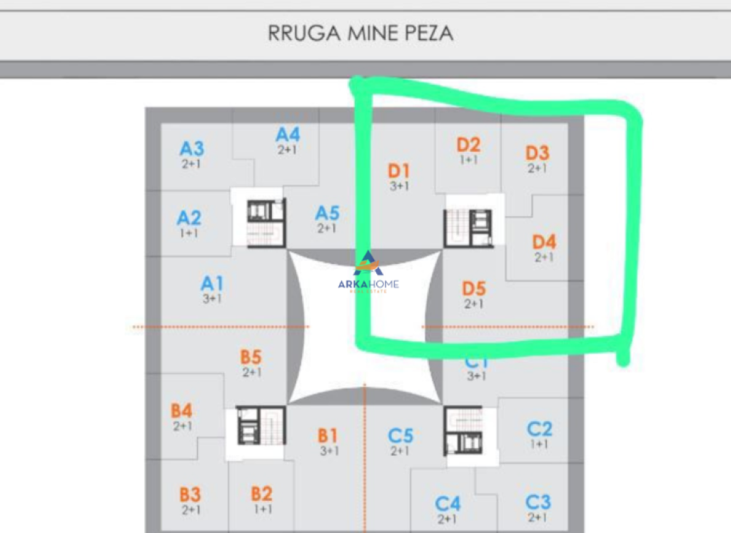 JEPET AMBIENT ME QERA 540M2 "GOLDEN TOWER,MINE PEZA" 5000 EURO.