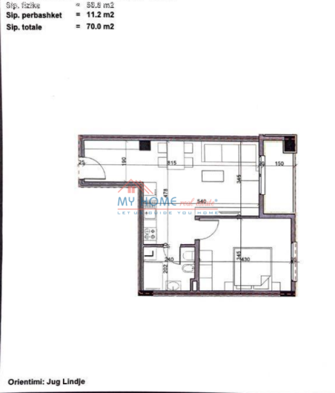 Appartamento 1+1 in Vendita a Paskuqan