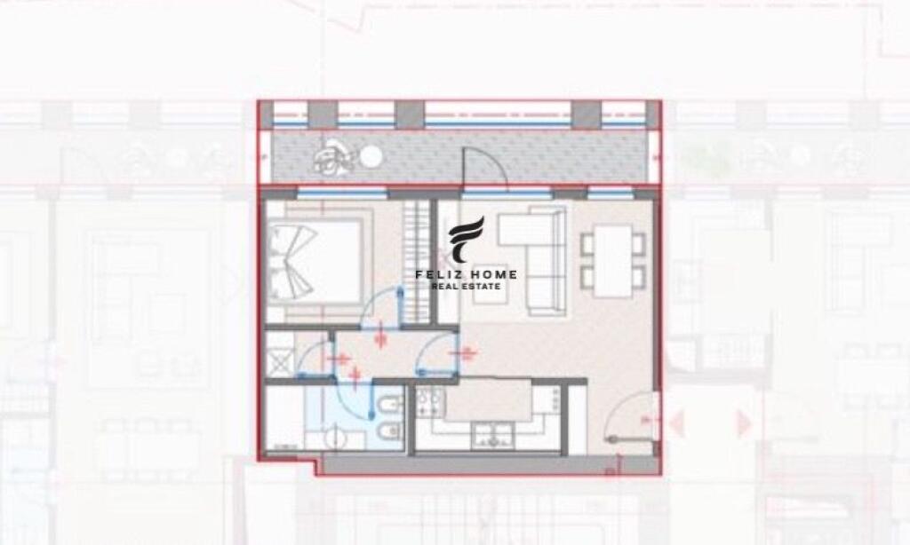 VENDESI APPARTAMENTO 1+1 ZOGU ZI 200.000 EURO