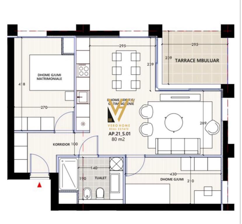 FOR SALE APARTMENT 2+1+BLK AT VLORA MARINA 333,000 EURO