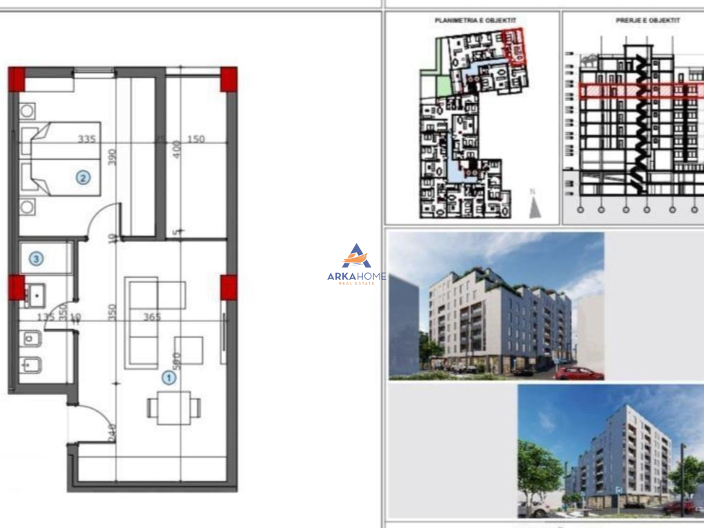 FOR SALE APARTMENT 1+1 +BALCONY "ALI DEMI" 120,000 EURO.