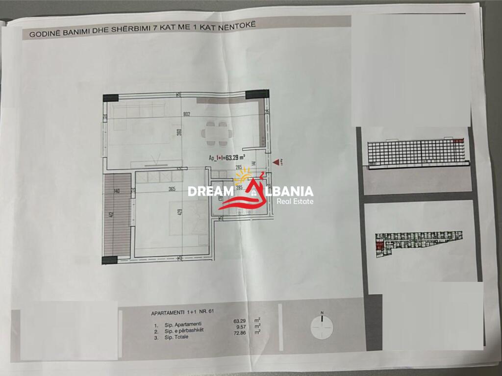 Apartamente 1+1 ne shitje ne fazen perfundimtare te ndertimit ne Paskuqan(ID 41111133)