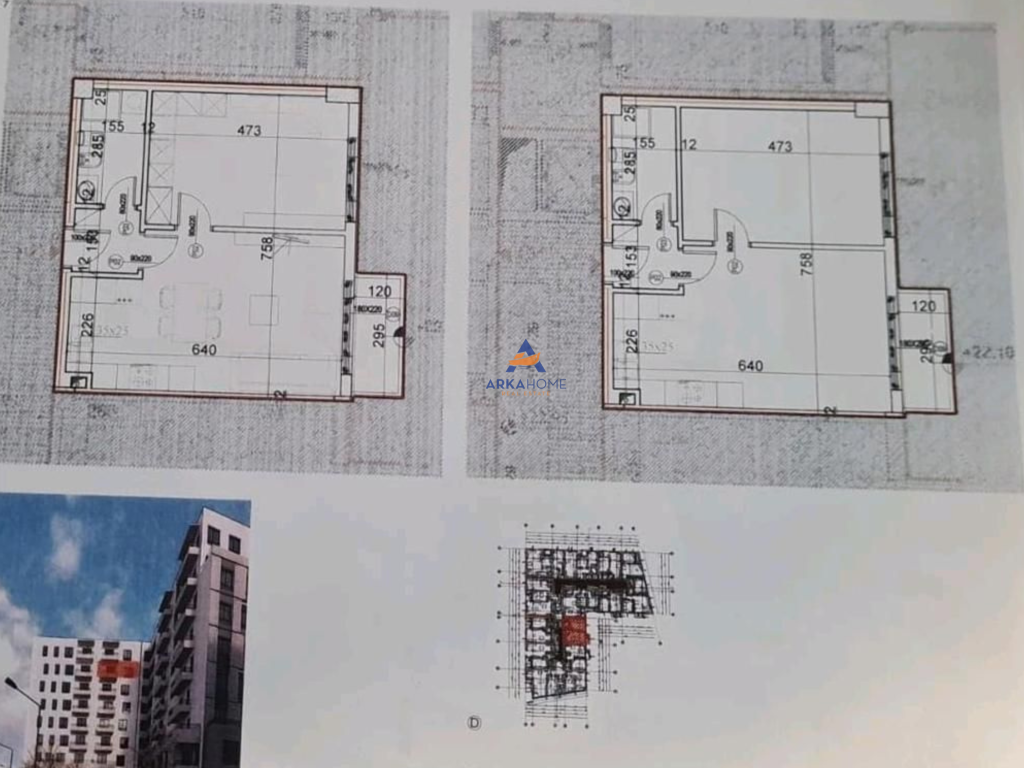 FOR SALE APARTMENT 1+1+ BALCONY "AMERICAN HOSPITAL 2, DIBRA STREET" 105,000 EURO