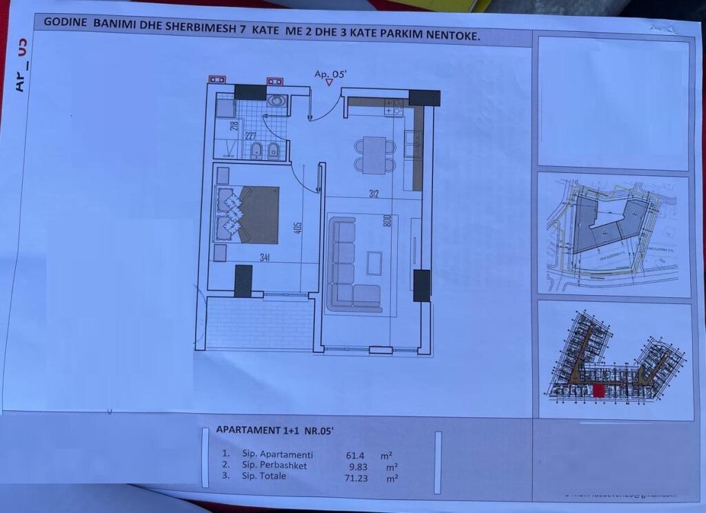 Apartament 1+1 ne shitje ne Paskuqan Tirane (ID 41111138)