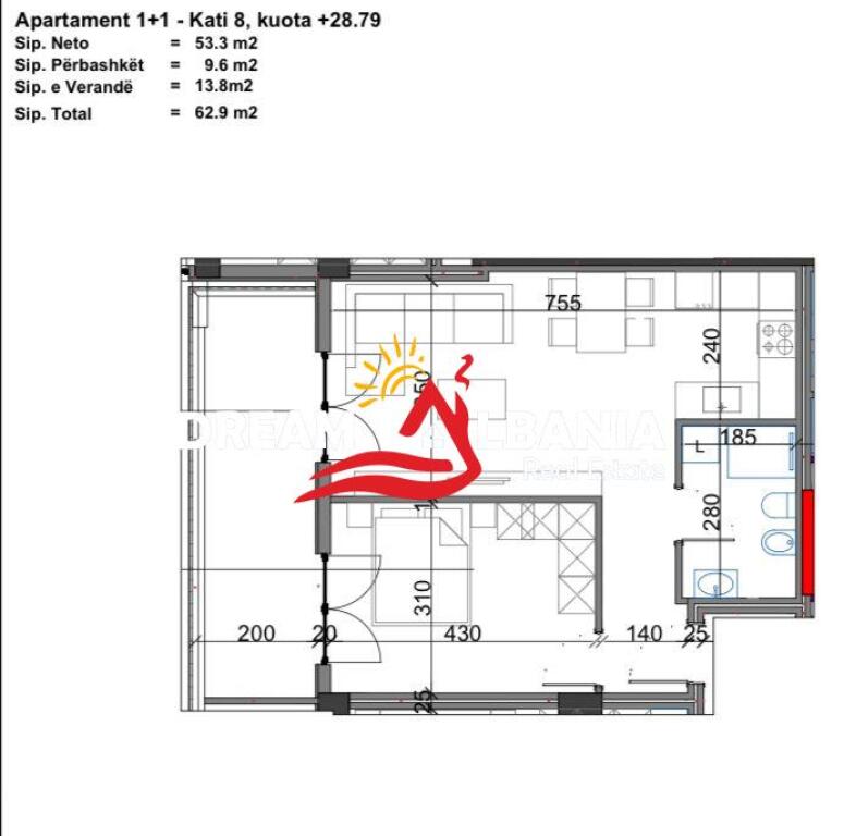 Appartamento 1+1 In Vendita Dietro Globe (ID 41111149)
