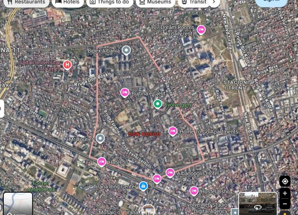 Super Appartamento 2+1 in affitto in via Don Bosko vicino a Vizion plus a Tirana (ID 42214701)
