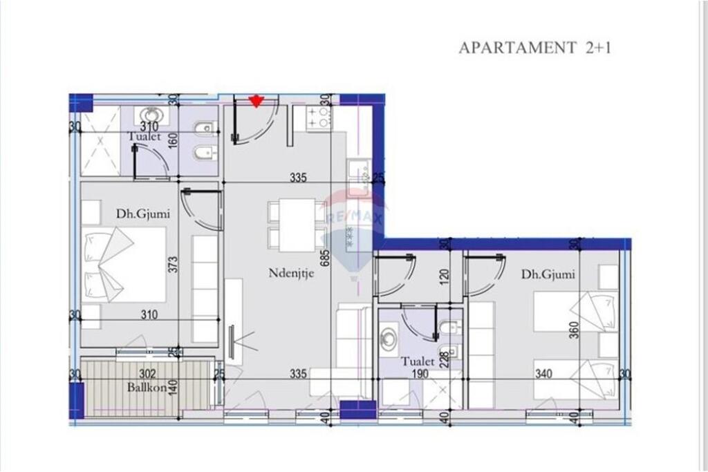 Appartamento 2+1 in vendita a Casa Italia