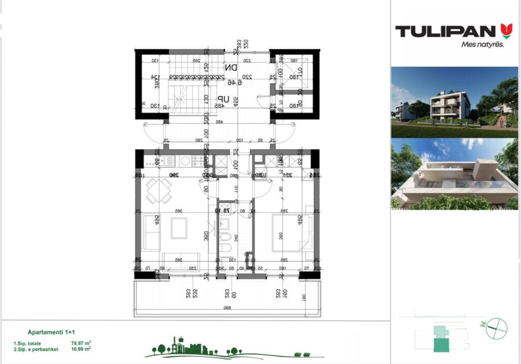 Appartamento 1+1 in vendita📍Tulipan Residence, TEG, Mjull Bathore