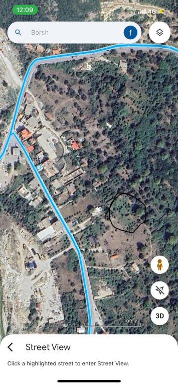 Shesim toke 2000 m2 (1500 me letra) ne Borsh