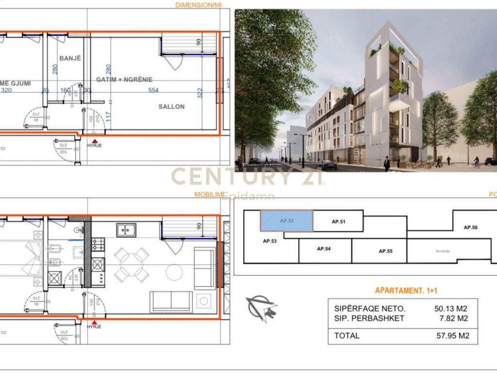 Iluminar Residence - Apartament 1+1 për shitje !! 104,310 €