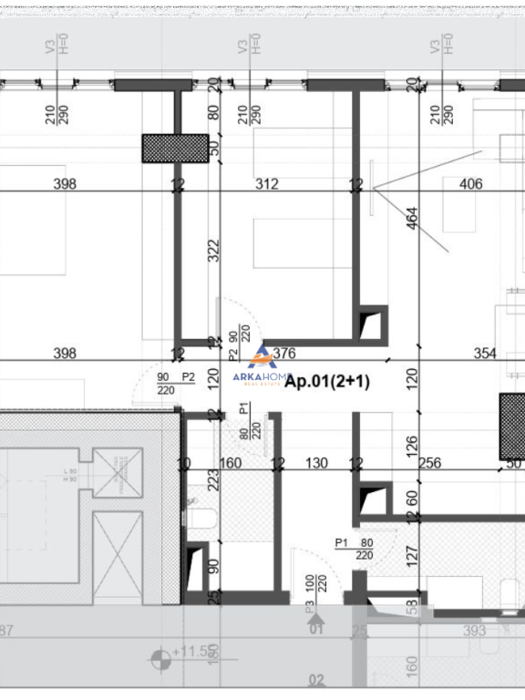 FOR SALE APARTMENT 2+1 "WILLSON SQUARE" 541,320 EURO