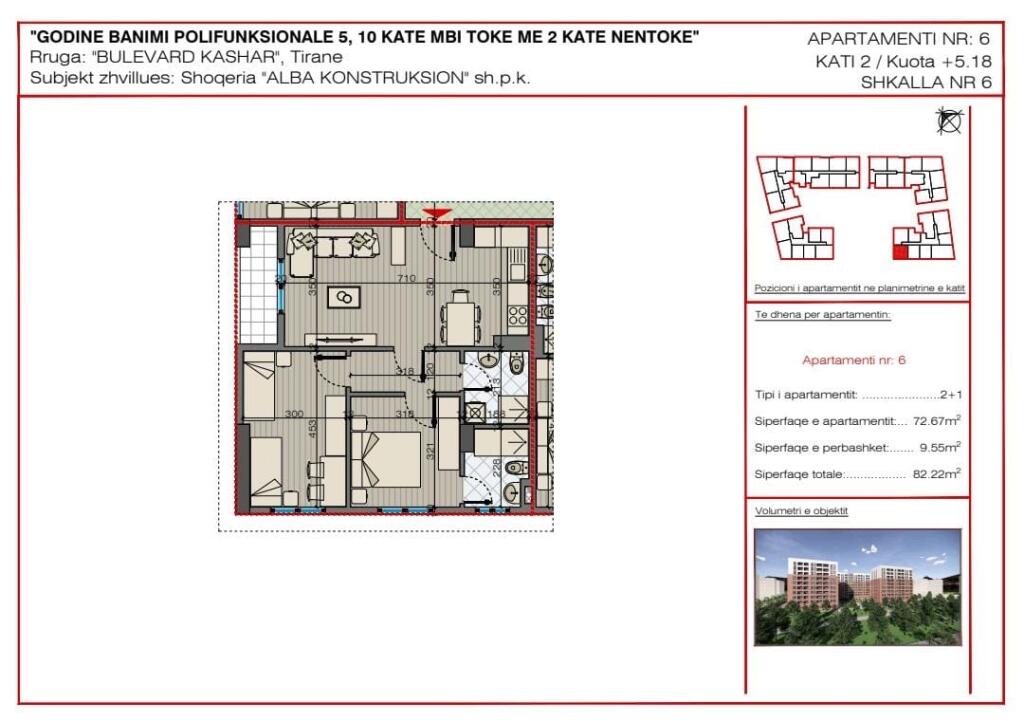 Apartment 2+1+Parking Space for Sale, Astir