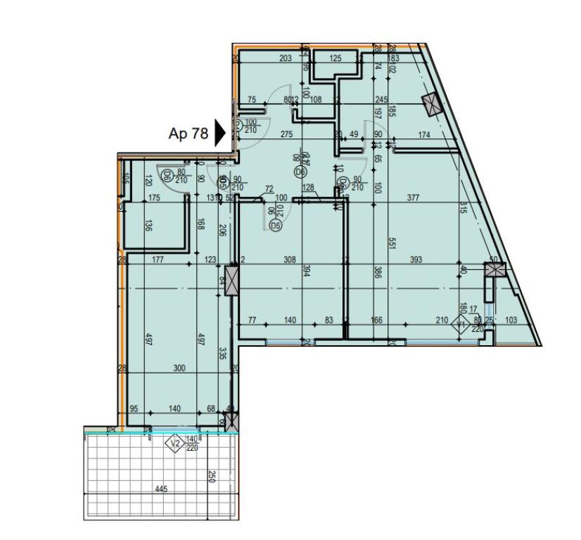 OFFICE FOR RENT 112 M2 FORTUZI STREET 650 EURO