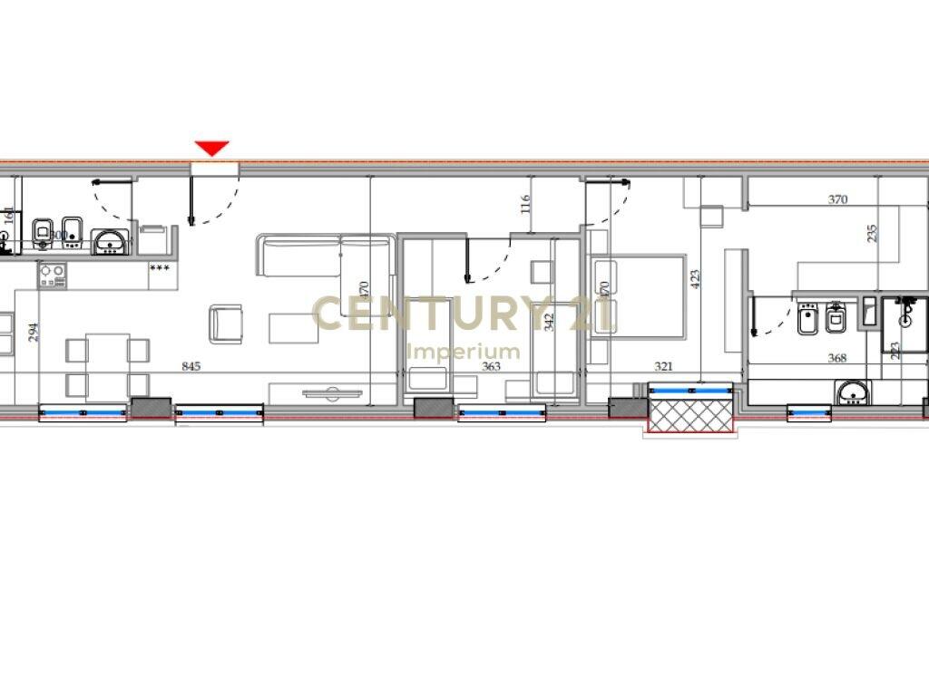 APPARTAMENTO 2+1+2 IN VENDITA NELLA RESIDENZA "KODRA E DIELLIT 2"..