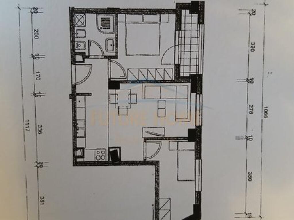 For sale, 2+1 Apartment, Magnet Complex, Ndre Mjeda Street, Tirana.