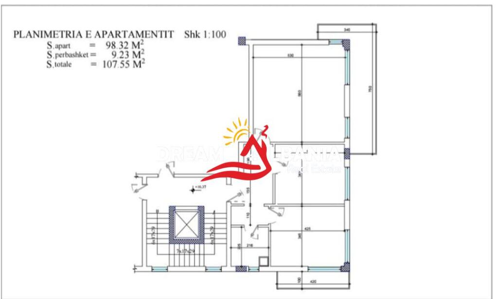 Apartment 2+1+2 Balconies for Sale at the Dry Lake (Peti Street) (ID 41212147)