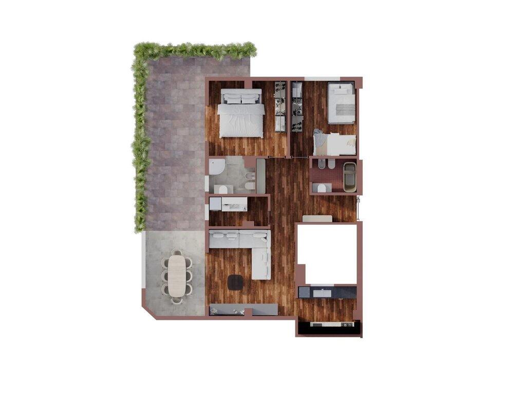 JAPIM ME QIRA APARTAMENT MODERN 2+1+2 ME POST PARKIMI!!