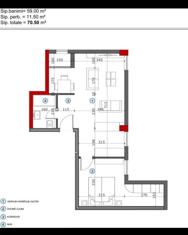 Okazion Shitet apartament 1+1 ne Ali Dem ( Faze Ndertimi/Likujdim Total)
