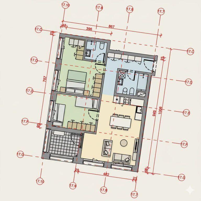 2+1 apartment with parking space for sale in Ali Demi, Tirana – 88 m², 170,000€