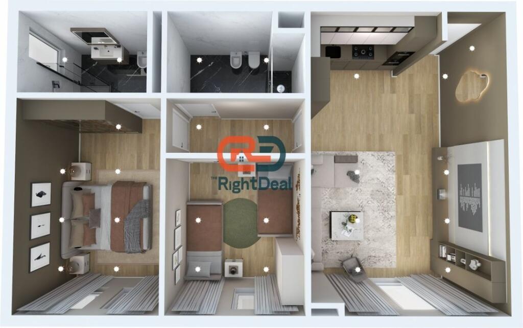 Al Riverside Residence, Appartamento 2+1+2 in Vendita, Con Planimetria Regolare!!!