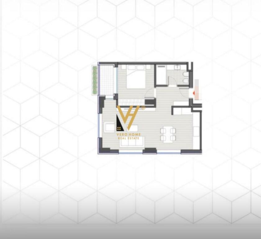 SHITET APARTAMENT 1+1+BLK TE GJIRI I LALZIT, KOMPLEKSI VARKA 145.000 EURO