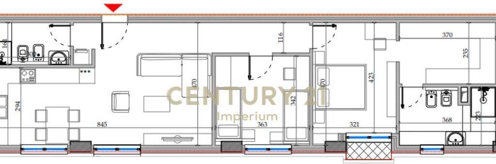 Shitet apartament 2+1+2 në “Kodra e Diellit 2”