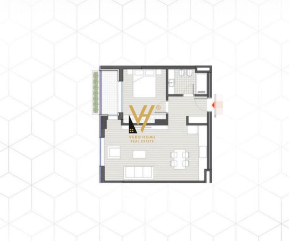 FOR SALE APARTMENT 1+1+BLK AT GJIRI I LALZIT, VARKA COMPLEX 142,230 EURO